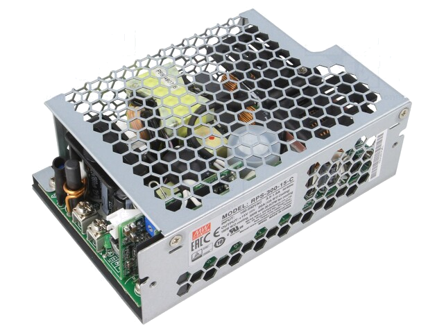 Voedingseenheid: schakelende; open; 300W; 127÷370VDC; 90÷264VAC Voedingseenheid: schakelende; open; 300W; 127÷370VDC; 90÷264VAC